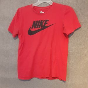 Nike Shirt Tee Swoosh Men's Medium Red Black 2511